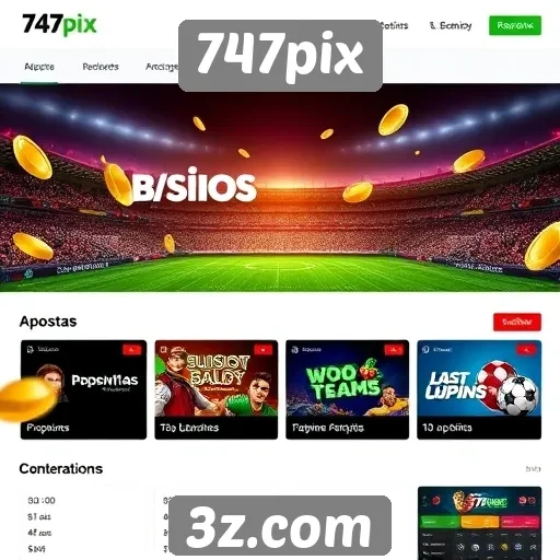 Apostas e prêmios disponíveis no 747pix