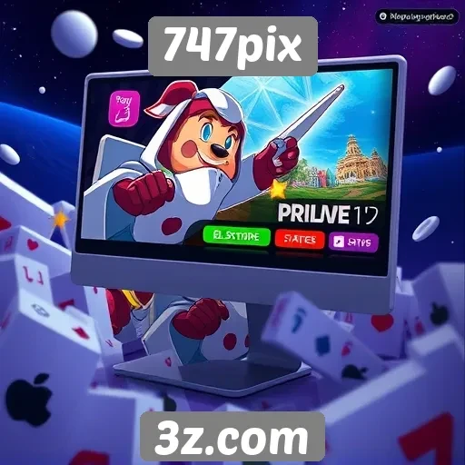 Análise da interface de usuário do 747pix